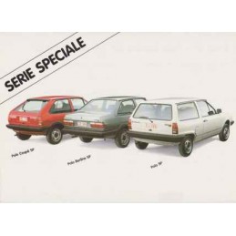 Catalogue / Sheet VW Polo /...