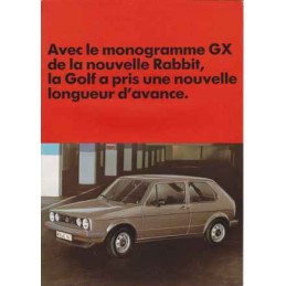 Catalogue / Leaflet VW Golf...