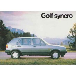 Catalogue / Sheet VW Golf...