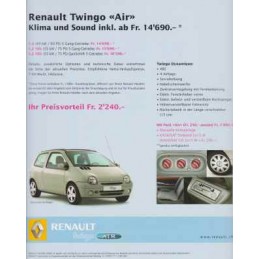 Catalogue / Sheet Renault...