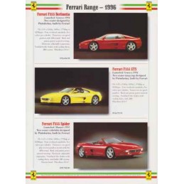 Catalogue / Sheet Ferrari...