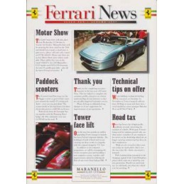 Catalogue / Leaflet Ferrari...