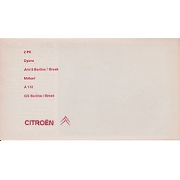 Catalogue / leaflet CITROËN...