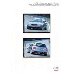 Catalogue / Sheet Audi RS4...