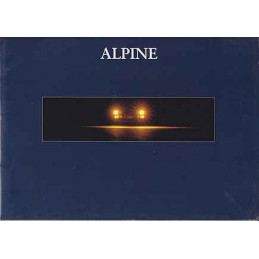 Catalogue / brochure ALPINE...