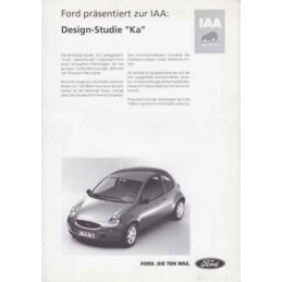 Catalogue / Sheet Ford KA...