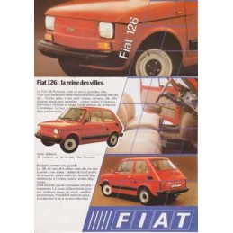 Catalogue / Sheet FIAT 126...
