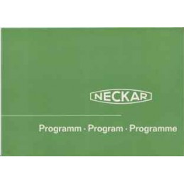 Catalogue / Leaflet NECKAR...