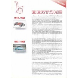 Catalogue / Leaflet Bertone...