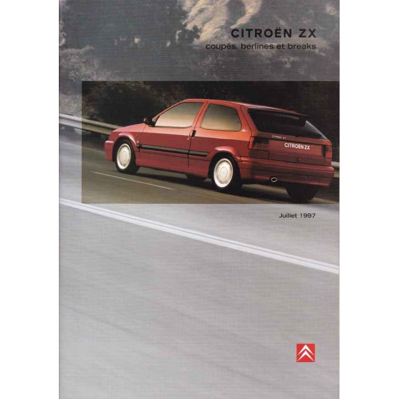 CATALOGUE: PÉNÉTRATION Catalogue / Brochure CITROËN ZX 06/1997 F