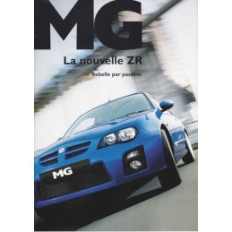 Catalogue / Brochure MG ZR...