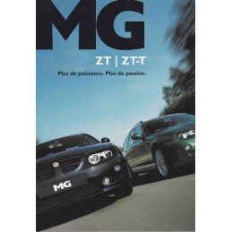 Catalogue / Brochure MG ZT...