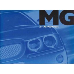 Catalogue / Brochure MG ZT...