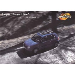 Catalogue / Sheet VW Lupo...