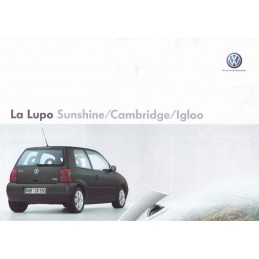 Catalogue / Sheet VW Lupo...