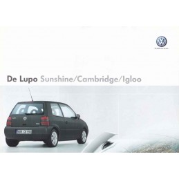 Catalogue / Sheet VW Lupo...
