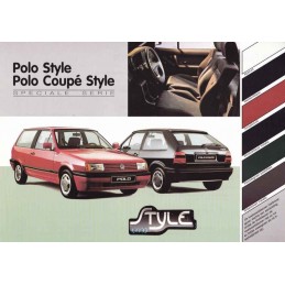 Catalogue / Sheet VW Polo...