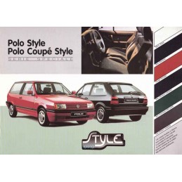 Catalogue / Sheet VW Polo...