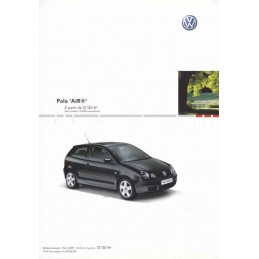 Catalogue / Sheet VW Polo...
