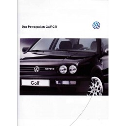 Catalogue / Leaflet VW Golf...