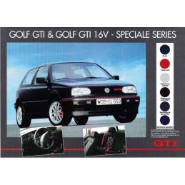 Catalogue / Sheet VW Golf...