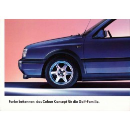 Catalogue / Leaflet VW Golf...