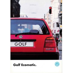 Catalogue / Leaflet VW Golf...