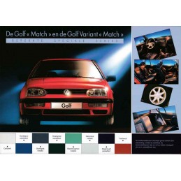 Catalogue / Sheet VW Golf /...