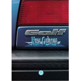 Catalogue / Leaflet VW Golf...