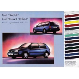 Catalogue / Sheet VW Golf /...
