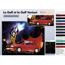 Catalogue / Sheet VW Golf /...