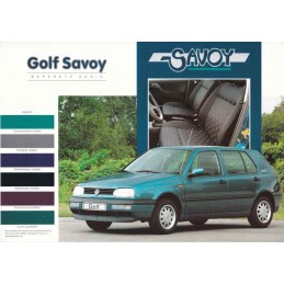 Catalogue / Sheet VW Golf...