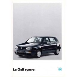 Catalogue / Leaflet VW Golf...