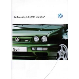 Catalogue / Leaflet VW Golf...
