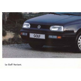 Catalogue / Leaflet VW Golf...