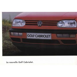 Catalogue / Leaflet VW Golf...
