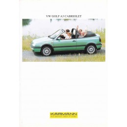Catalogue / Sheet VW Golf...