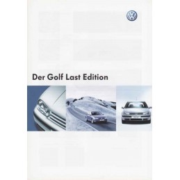 Catalogue / Leaflet VW Golf...