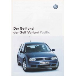 Catalogue / Leaflet VW Golf...