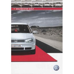 Catalogue / Leaflet VW Golf...