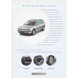 Catalogue / Sheet VW Golf...