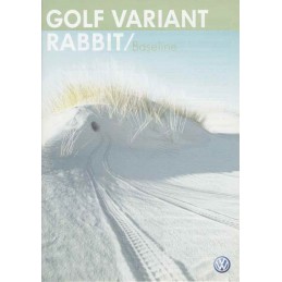 Catalogue / Sheet VW Golf...