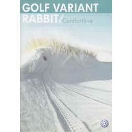 Catalogue / Sheet VW Golf...