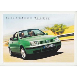 Catalogue / Sheet VW Golf...