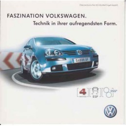 Catalogue / Leaflet VW Golf...