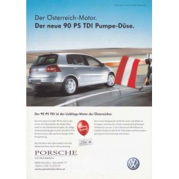 Catalogue / Sheet VW Golf...