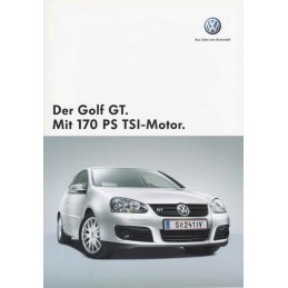 Catalogue / Leaflet VW Golf...