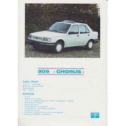 Catalogue / Sheet PEUGEOT...