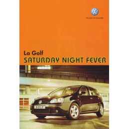 Catalogue / Leaflet VW Golf...