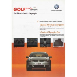 Catalogue / Sheet VW Golf...